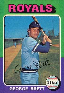 1975 Topps #228 George Brett Rookie Card